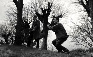 Zbigniew Cybulski and Adam Pawlikowski in Ashes and Diamonds (1958)