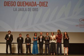Diego Quemada-Díez, Rodolfo Domínguez, Karen Martínez, and Brandon López in The Golden Dream (2013)