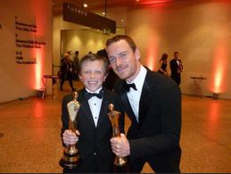 Mícheál Óg Lane & Michael Fassbender IFTA's 2011