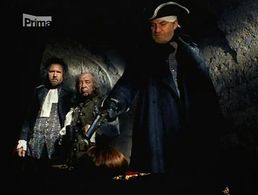 Ludek Kopriva, Petr Nározný, and Petr Pelzer in The Vampire Wedding (1993)
