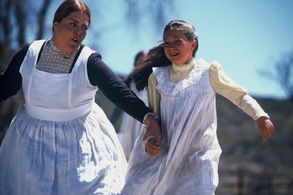 Still of Karin van der Laag and Anneke Weideman in The Story of an African Farm