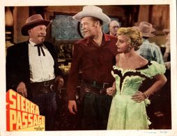 Lola Albright, Paul Bryar, Wayne Morris, and Roland Winters in Sierra Passage (1950)