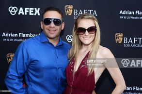 John Campbell-Mac attends the B.A.F.T.A garden party with his wife Stephanie 2016