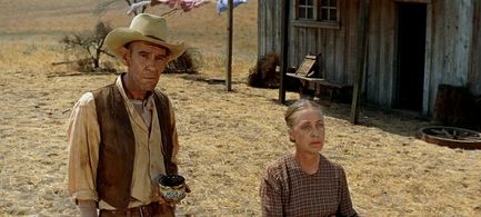 Fern Barry and Guy Wilkerson in No Name on the Bullet (1959)