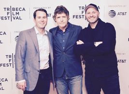 'Year of the Scab' Premiere - 2017 Tribeca Film Festival NEW YORK, NY - APRIL 27: (L-R) David George, John Dorsey and An