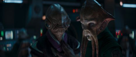 Christine Adams, David St. Pierre, Joanna Bennett, and Harry Holland in The Mandalorian (2019)