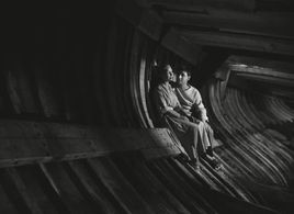 Silvia Monfort and Philippe Noiret in La Pointe Courte (1955)