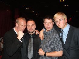 ROSE FILM PREMIERE: Jack Marsden, Rami Hilmi, Jason Impey and Alex Bakshaev.