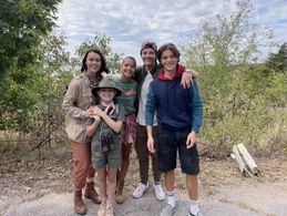 Ava Torres, Deja Monique Cruz, Dodge Prince, and Kobi Frumer in The Quest for Tom Sawyer's Gold (2023)