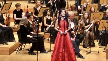 Roxy Darr performs at Walt Disney Hall