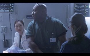 Anna Moon and Ving Rhames in Monday Mornings