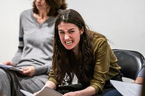 Owen Laheen reads a scene from Kirsten Tan's HIGHER, which received support from the Melissa Mathison Fund following the