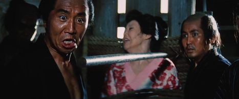 Asao Koike, Katsuo Nakamura, and Kiwako Taichi in Zatoichi in Desperation (1972)