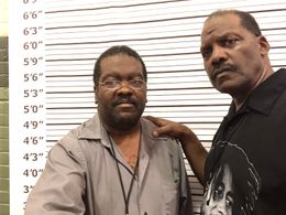 With Rufus Malone at Great Lakes Geek Fest promoting “Out of Darkness: Cleveland .”