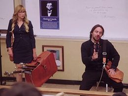 Charlotte Newhouse and Jake Johnson in Idiotsitter (2014)