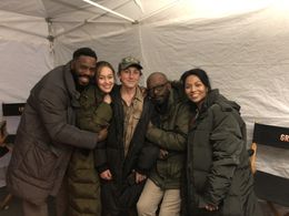 Colman Domingo, Lennie James, Karen David, Alycia Debnam-Carey, and Ethan Suess