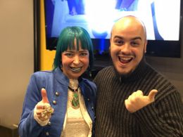 Eleonora Fani and Mattia Ward (voice of Alex - CREATORS The Past - italian version)