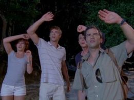 Luke Mitchell, Burgess Abernethy, Taryn Marler, and Andrew Lees in H2O: Just Add Water (2006)