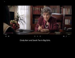 Still of Cindy Karr as Principal Livingston with Sarah Tse.