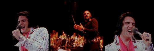 Elvis Presley and Joe Guercio in Elvis on Tour (1972)