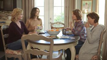 Rebecca Boyd, Kristin Carey, Julie Lancaster, and Kathrin Middleton in Married Without Kids (2015)