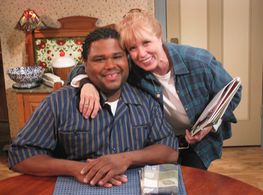 With Anthony on the set of ALL ABOUT THE ANDERSONS - always a lot of fun!