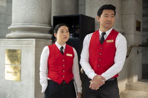 Simu Liu and Awkwafina in Shang-Chi and the Legend of the Ten Rings (2021)