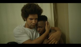 Brandon Moten and Andre Myers in Cheetah In August.