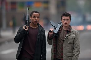 Josh Hutcherson and Connor Cruise in Red Dawn (2012)