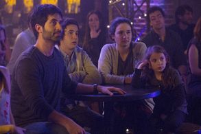 Stephen Schneider, Nicholas Coombe, Matreya Scarrwener, and Erica Tremblay in Imaginary Mary (2017)