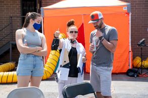 Social Society season 1 - Alexis Barone, Ayana Reece and Shane Colella