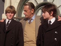 William Holden, Lucas Donat, and Jonathan Scott-Taylor in Damien: Omen II (1978)