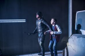 Stephen Amell and Jack Moore in Arrow (2012)