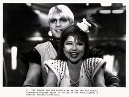 Pia Zadora and Tom Nolan in Voyage of the Rock Aliens (1984)