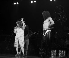 Rick James and Teena Marie performing at the Universal Amphitheatre circa early 1980s