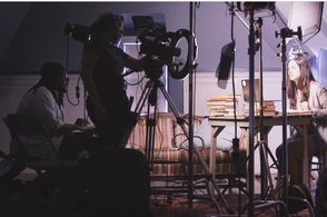 Mike Sargent Directing on the set of FROM THE SHADOWS