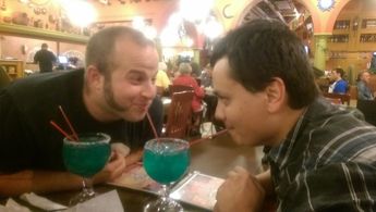 Greggory Bogëv Lodin and Michael Lakota Dillon in A Final Hit (2015)