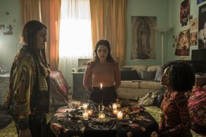 Zoey Luna, Gideon Adlon, and Lovie Simone in The Craft: Legacy (2020)