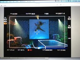 Going through a wall on Commercial set of 