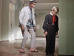 Aleksei Litvinov and Nikolay Volkov in The Flying Carpet (1957)