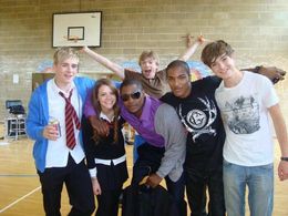 On set of BBC's THE CUT