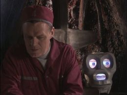 Brian Downey and Jeffrey Hirschfield in Lexx (1996)