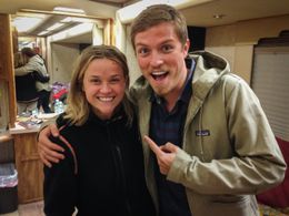 Reese Witherspoon and Will Cuddy during the production of Jean-Marc Vallée's film adaptation of Cheryl Stayed's best-sel