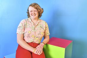 Melissa Povenmire at an event for Hamster & Gretel (2022)