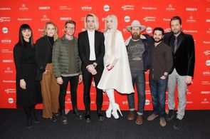 Jennifer Goodridge, Madison Lawlor, Brian Dare, Titanic Sinclair, Poppy, Brad Carter, Samm Levine and Bay Dariz attend t