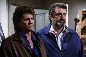 Michael Landon and Victor French in Highway to Heaven (1984)