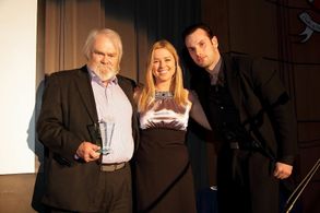 Receiving the best drama award at the LIT film awards