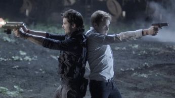 Andrew Lee Potts, Neil Jackson, and Ben Lambert in True Bloodthirst (2012)