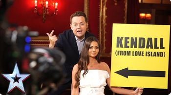 Stephen Mulhern and Kendall Rae Knight in Britain's Got More Talent (2007)