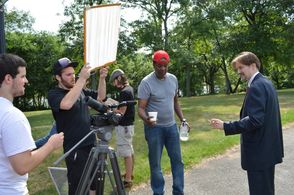 On Set of Message of Hope w/ Lloyd Booker